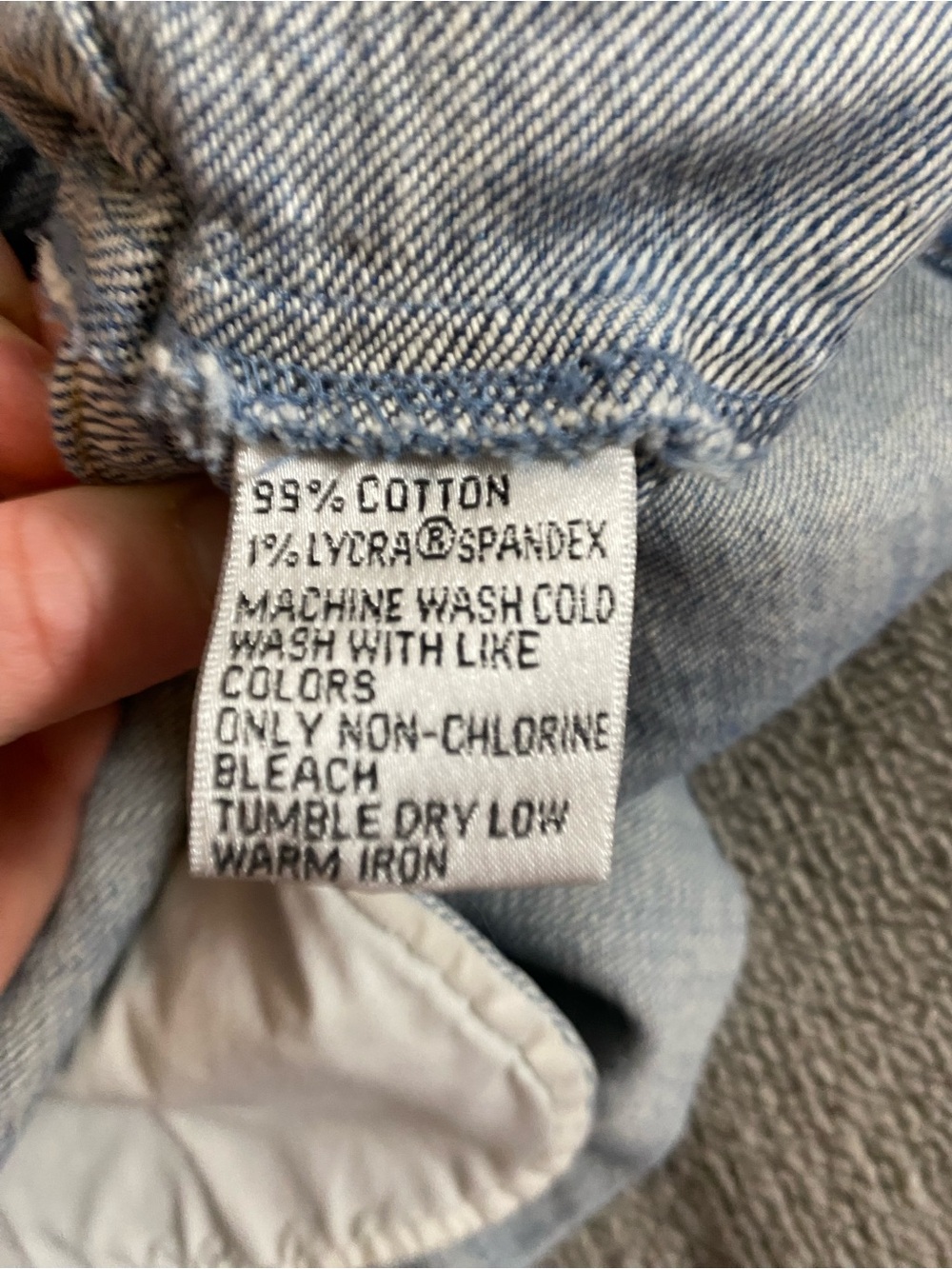 Talbots Women’s Size 10 Utility Military-Style Cotton Stretch Denim Jacket - Picture 4 of 7